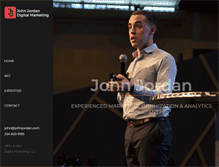 Tablet Screenshot of johnjordan.com